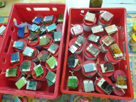 die Glasuren - man hat die Qual der Wahl